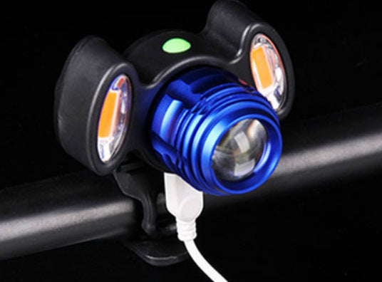 Night biking glare flashlight
