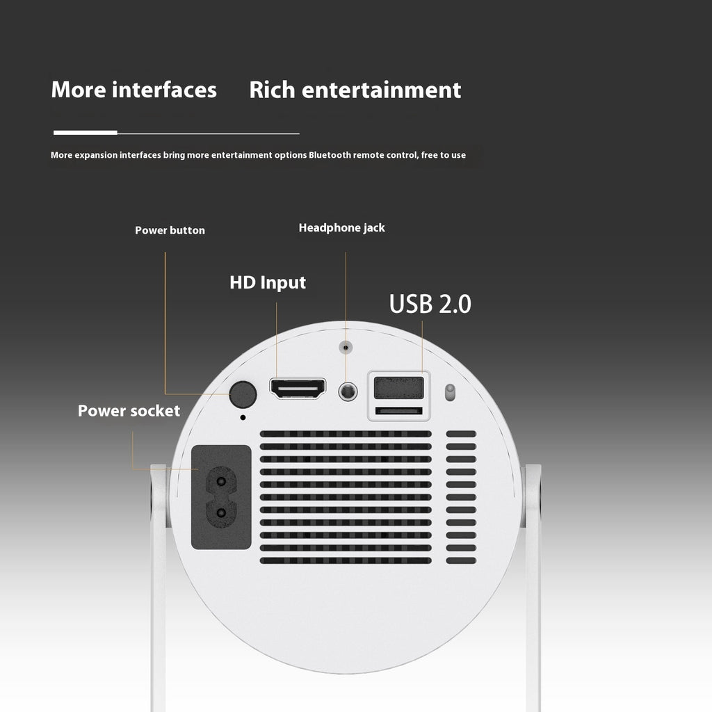 Portable Projector for Home Use 180 Degrees