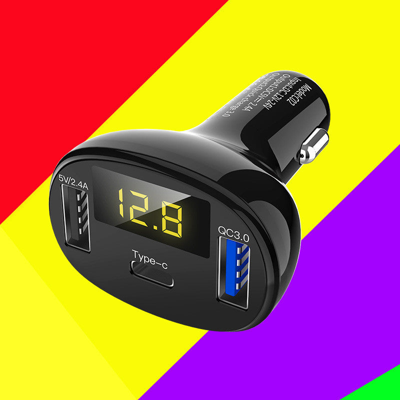 Digital Car Charger USB/ type C