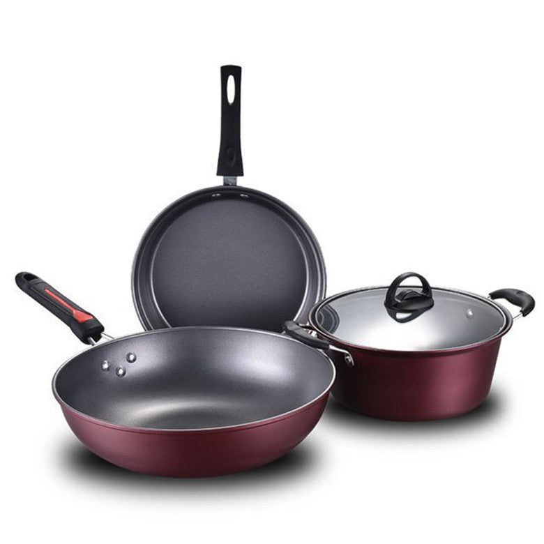 Cookware Set Hao Li Three-Piece Cookware Non-Stick