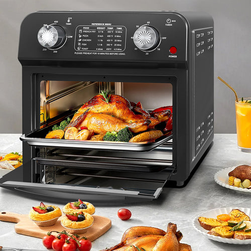 12.5 Qt Air Fryer With Dual Knob Control,