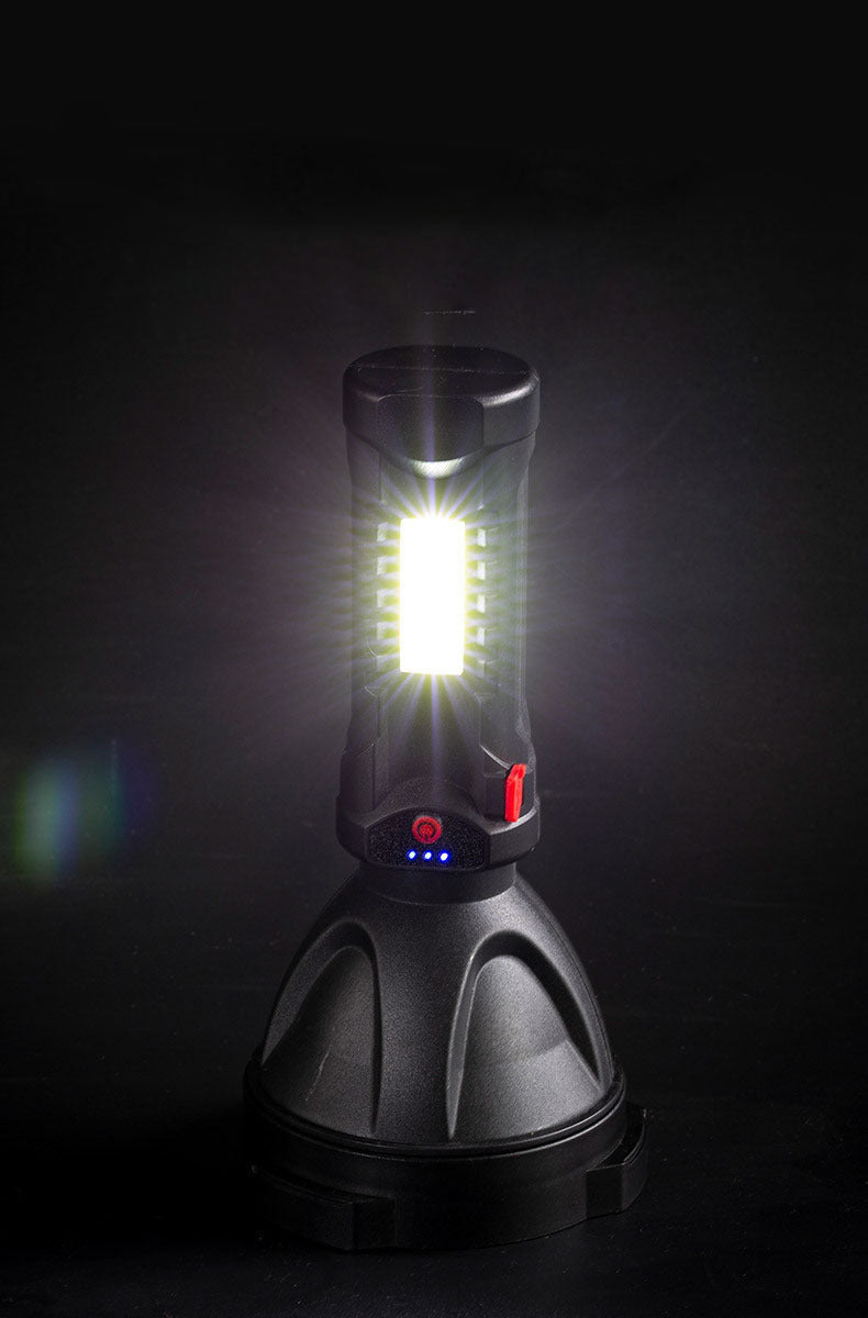 Plastic Outdoor USB Rechargeable Flashlight