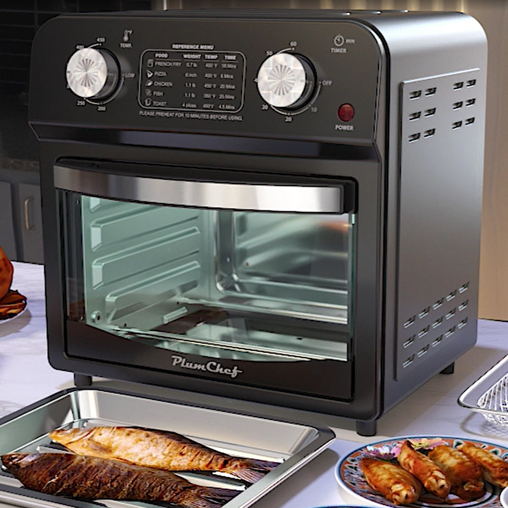 12.5 Qt Air Fryer With Dual Knob Control,