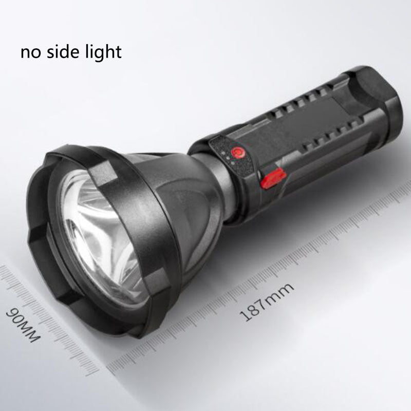 Plastic Outdoor USB Rechargeable Flashlight