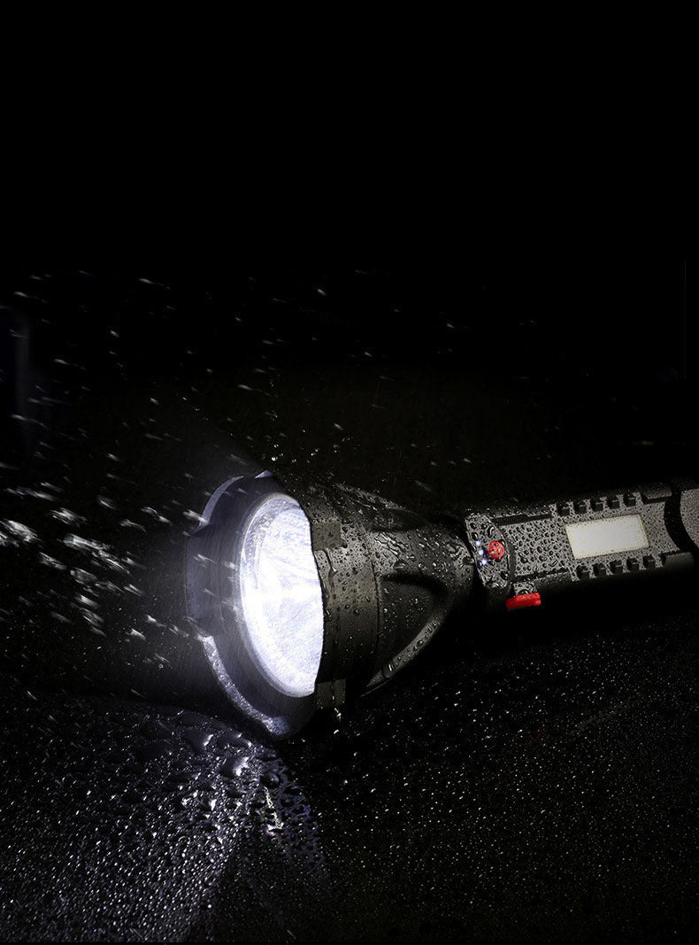 Plastic Outdoor USB Rechargeable Flashlight