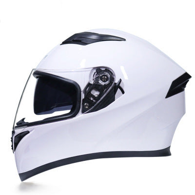 Funky Motorcycle Helmet Anti-fog Dual Lens Full Face Helmet, Bluetooth, Protective Helmet