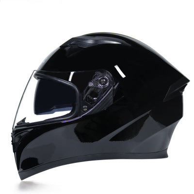 Funky Motorcycle Helmet Anti-fog Dual Lens Full Face Helmet, Bluetooth, Protective Helmet