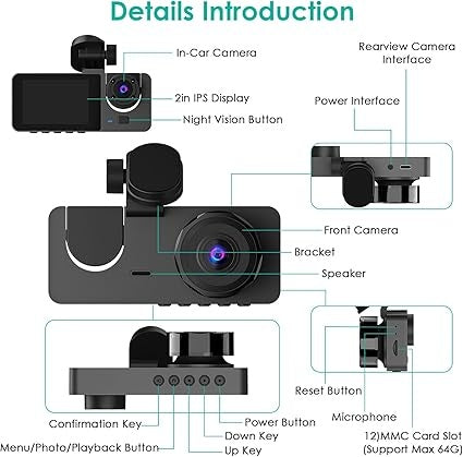 Front and Rear Dash Cam