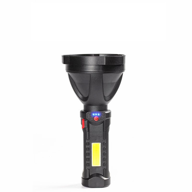 Plastic Outdoor USB Rechargeable Flashlight