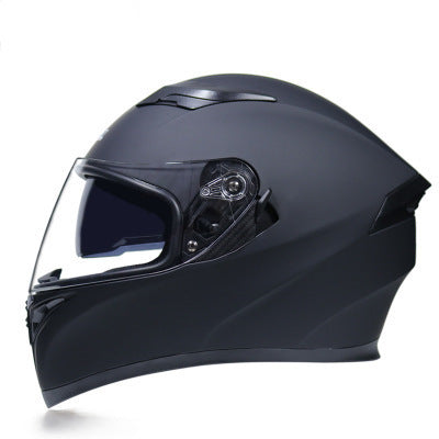 Funky Motorcycle Helmet Anti-fog Dual Lens Full Face Helmet, Bluetooth, Protective Helmet